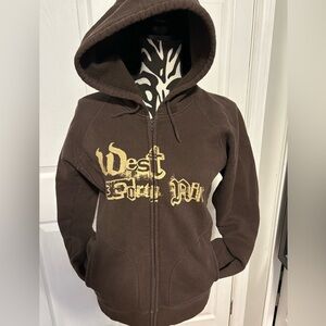 Y2K women’s west 49 zip up hoody